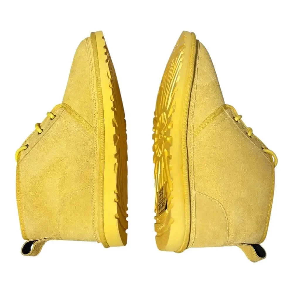 UGG NEUMEL SUEDE SHEARLING WOOL‎ BOOTS CORN YELLOW NWOT M 10 W 11
